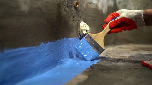 Crawl space vapor barrier installation in Brentwood, MD